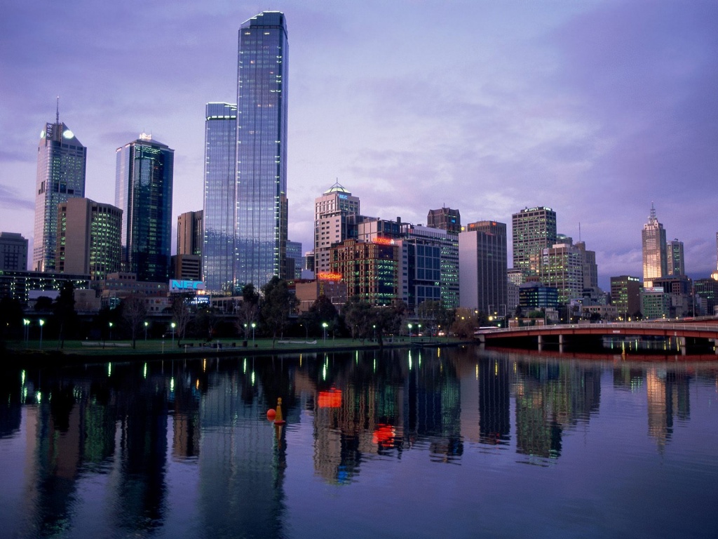 Yarra fluss Melbourne australisch